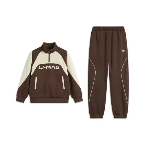 LINING YOUNG Повседневная спортивная одежда Sports Life Collection Земляной умбровый Подростки
