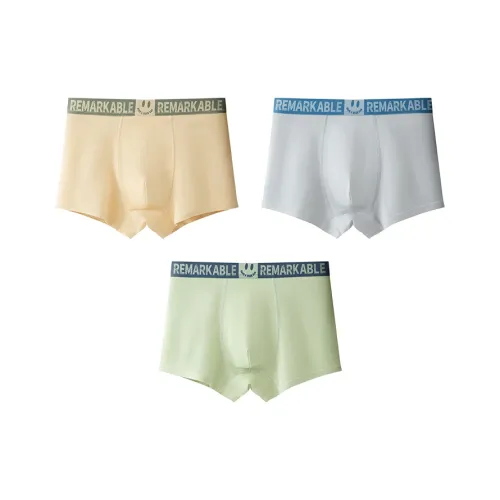 Top Melon Нижнее белье 3 шт 3 шт [Шампанское + Асфальтовый серый + Фруктовый зеленый] Подростки