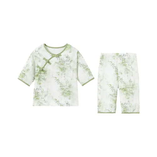 SNOOPY Домашняя одежда Зеленая для детей 3-7 лет