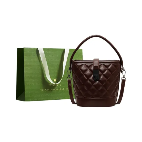 SANZHIXIAOYA ПУ (полиуретан) Ведрообразная сумка Сумка через плечо Сумка на плечо Сумка обычная Женская