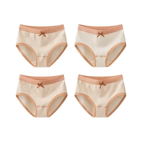 Хлопок Трусы 4 Пачки Подростки