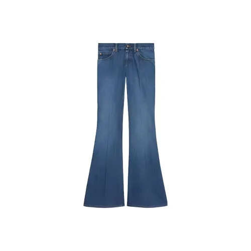 GUCCI SS24 Джинсы Женские Темно-синий