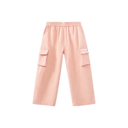 SNOOPY Карго-брюки для детей 3-7 лет розовые