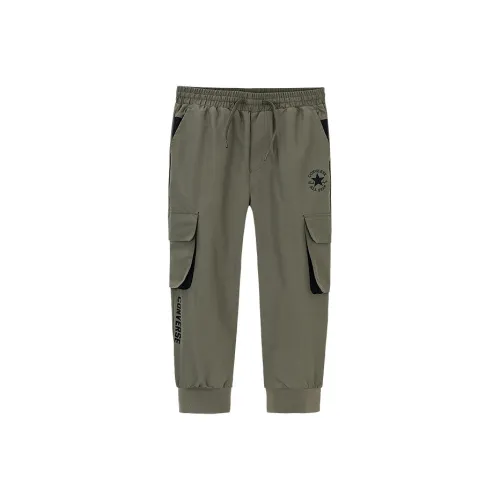 Конверс Брюки Серый Оливково-зеленый Дети 3-7 лет