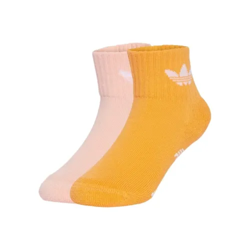 Adidas Originals Носки 2 пачки Туманный Коралловый Настоящий Золотой Детский