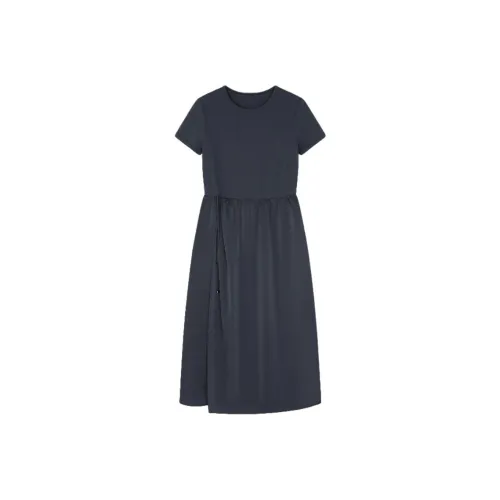 IHIMI Короткий рукав Платье Женское