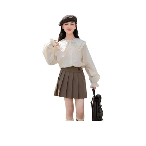 Подростки Because no Комплект с юбкой Экрю