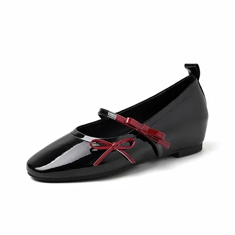 Gredio Плоская подошва Туфли Мэри Джейн Женские Черные