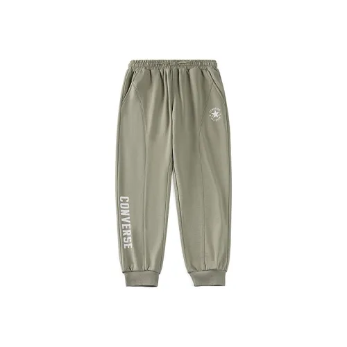 Converse Тренировочные брюки Подростки Хромово-зеленый