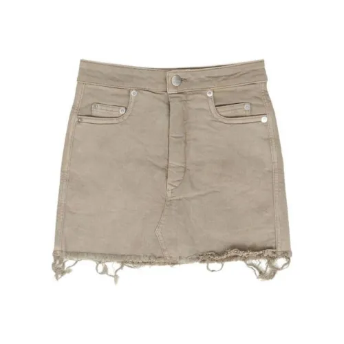 RICK OWENS совместный бренд RO Однотонный Умеренный Юбка Весна Детский Светлый кофейный