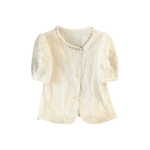 TOUCH Бежево-абрикосовые Женские Рубашки