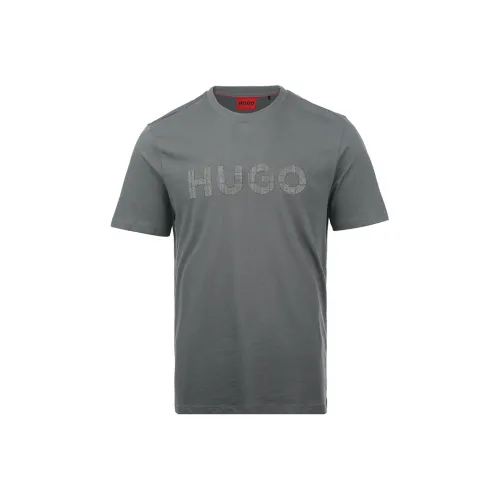 Hugo Boss Серые Мужские T-Рубашки