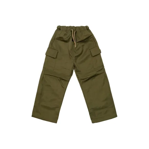 Fear of God ESSENTIALS KIDS Текстурированный Нейлон Field Брюки Детский Низ Детский Вечнозеленый Военный стиль