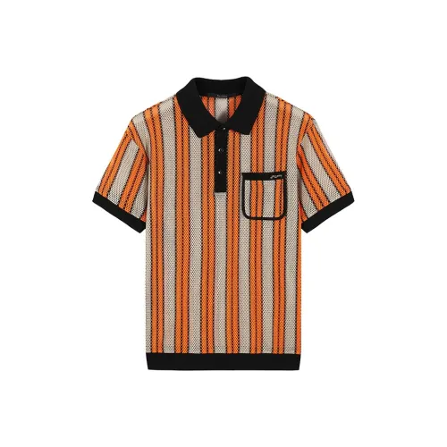 DAVID NAMAN Orange Мужская T-рубашка