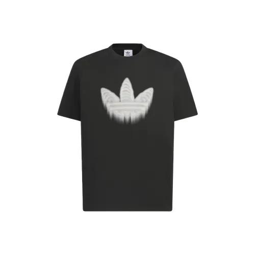 Adidas Originals Череп T Рубашка T Рубашка Мужская Черная