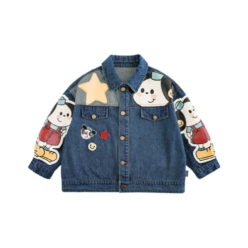 YOEHYAUL Джинсовая куртка синий цвет для детей от 3 до 7 лет