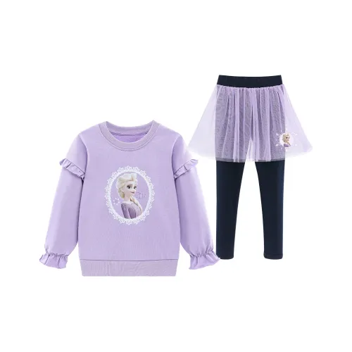 Disney Повседневная спортивная одежда Фиолетовый для детей 3-7 лет