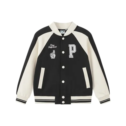 PUMA Бейсбольная куртка T7 Черный тон Детский