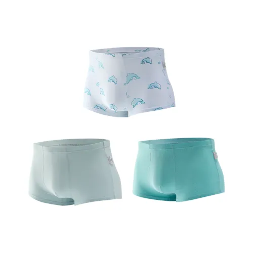 Antakids Трусы 3 упаковки Белый Светло-Синий Озёрно-Синий Детские