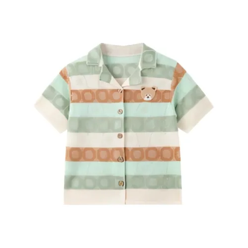 PAW IN PAW Green Детский Сад Повседневная Рубашка