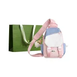 Розовый + украшение + сумка для покупок