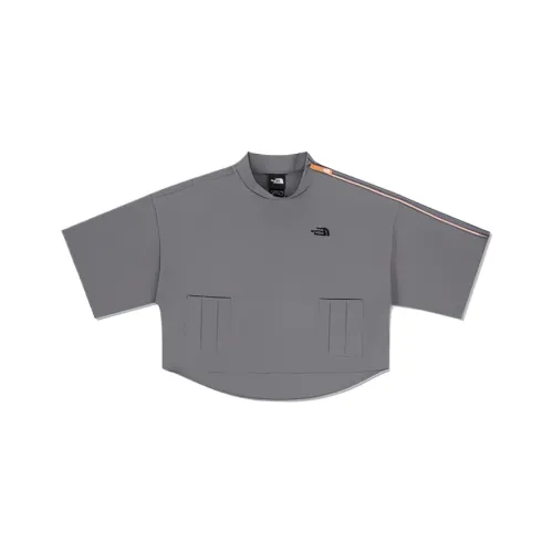 THE NORTH FACE SS25 Стандартная T-рубашка Женская Жемчужно-серый