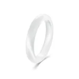 Тонкий круглый браслет [лунно-белый]