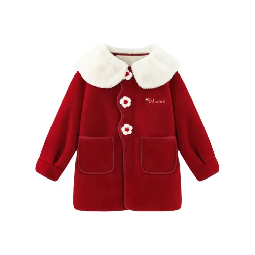 Disney Red Kids Шерстяное пальто