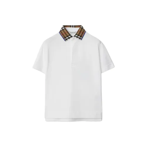 Burberry Белое Детское Поло