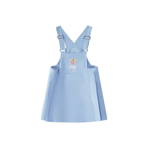 FILA KIDS x YUANTIANZHI LIANMINGKUAN Юбка Джинсовый синий Детский возраст 3-7 лет