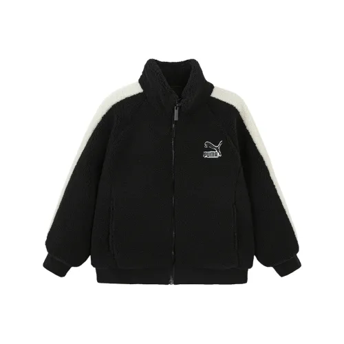 PUMA Детский топ Sportstyle Collection T7 с подкладкой из шерпа флиса черный детский