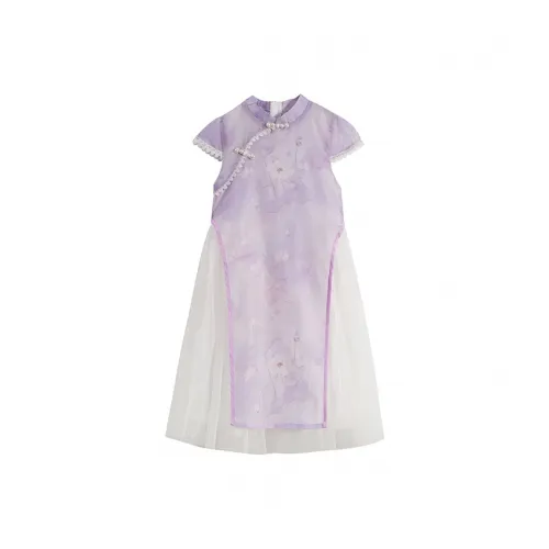 Мой маленький пони Детские ципэи костюмы в стиле Тан и Ханфу для детей от 3 до 7 лет