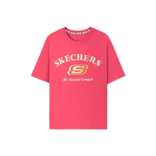 Skechers SS25 T-Shirt Унисекс Paradise Розовый 01N1