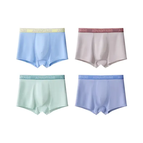 Хлопок Трусы 4 Пачки Изображение Цвет Подростки