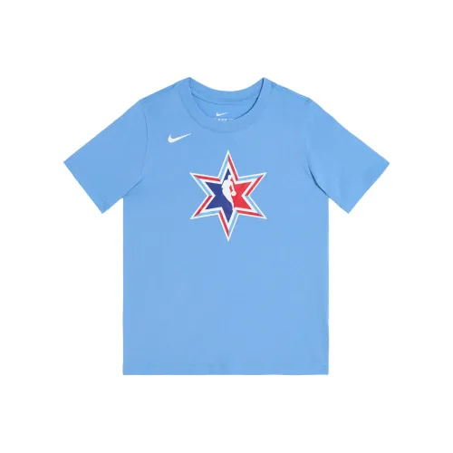 NIKE All Star Небесно-голубой Детские Т-рубашки