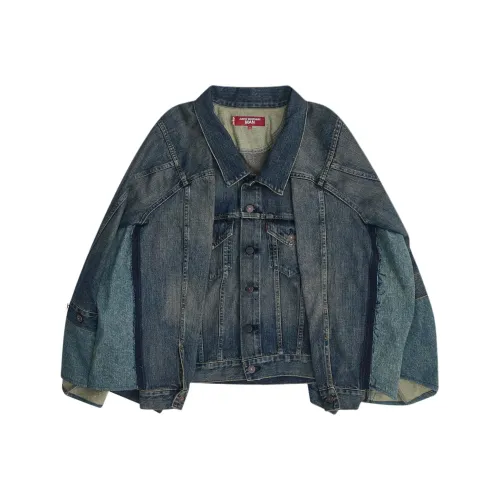 JUNYA WATANABE Индиго Мужские Джинсовые Куртки