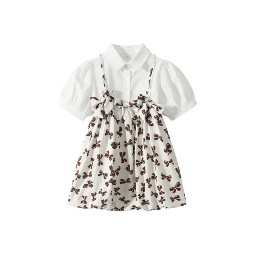 Детский комплект Wooden Rabbit с юбкой Абрикос