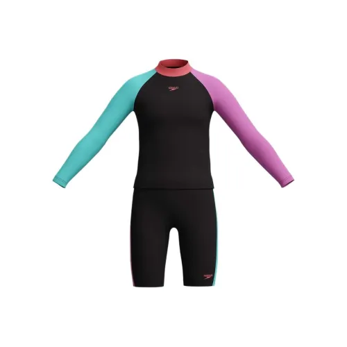 Speedo Детский купальник лето для детей 3-7 лет черный