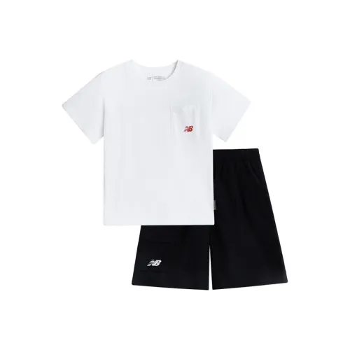 New Balance совместный бренд Повседневная спортивная одежда Белый Дети 3-7 лет