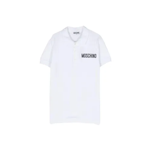 MOSCHINO Поло Белое Детское
