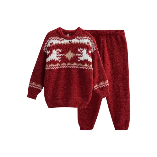 Same Language Домашняя одежда Рождество Ярко-красный Подростки