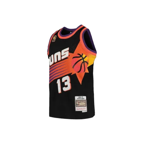 NBA Phoenix Suns Детская баскетбольная футболка черного цвета для подростков