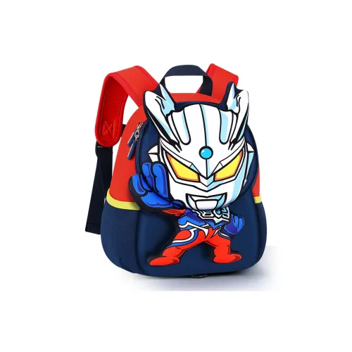 S.X ZEBRA Ультрамен Коллаборация Полиэстер Рюкзак Студенческий Рюкзак Стандартный Детский