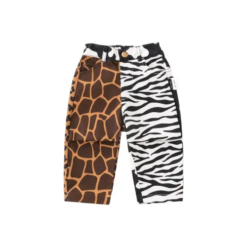 JUZI STORE Животные Коричневый And Белый Kids Брюки
