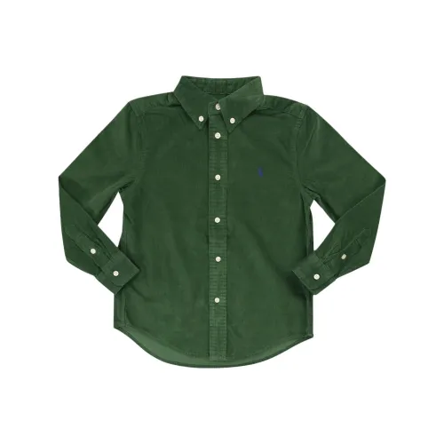 Polo Ralph Lauren Рубашки Осенние Детские Зеленые