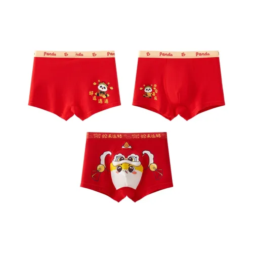 MIIOW 3 шт Постоянная удача + Благополучие и счастье + Змеиная удача Kids Трусы