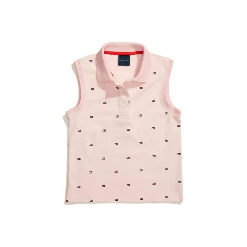 Tommy Hilfiger Детская одежда Флаг POLO Топы Ballerina MULTI Майка Розовый Детский