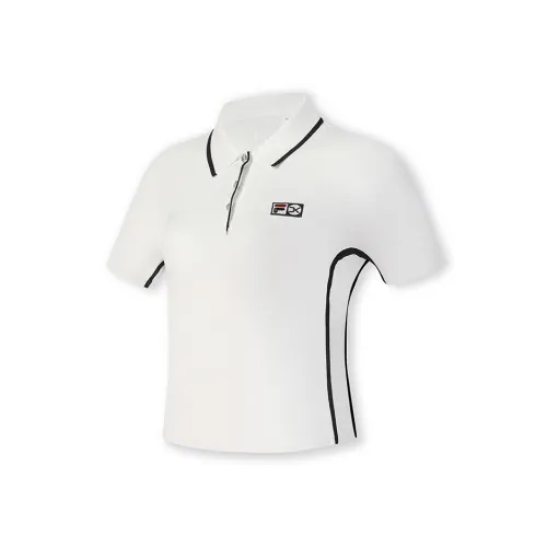 FILA Нефритовый белый Женские Поло
