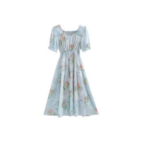 KAIMUSHI Короткий рукав Платье Женское