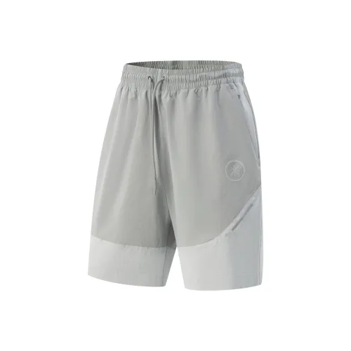 LINING Повседневные шорты Мужские Ультраматовый серый Кристальный серый